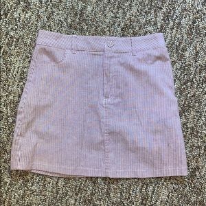 Forever 21 striped mini skirt size M